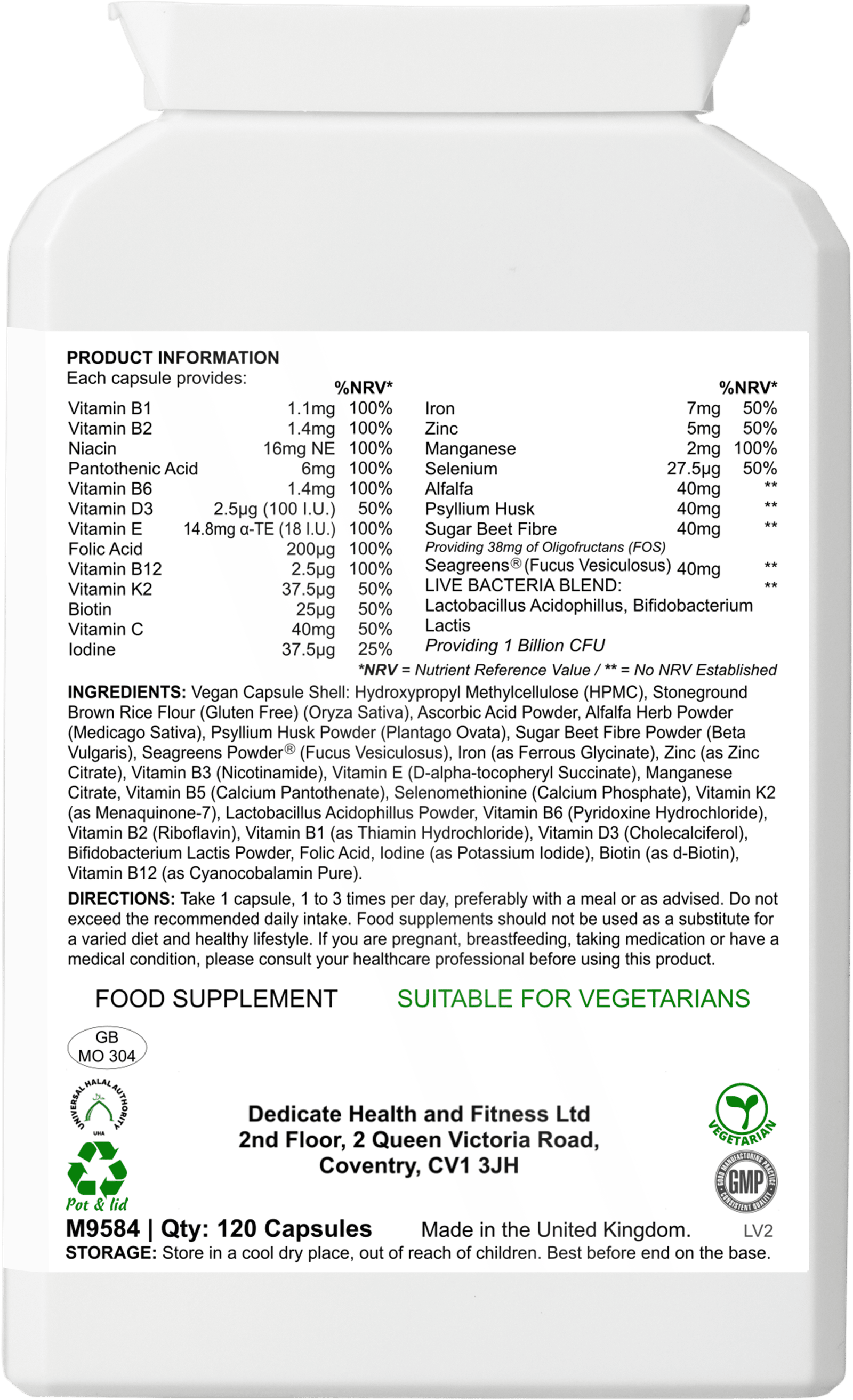 Multi Vitamin & Minerals Max - Image 3