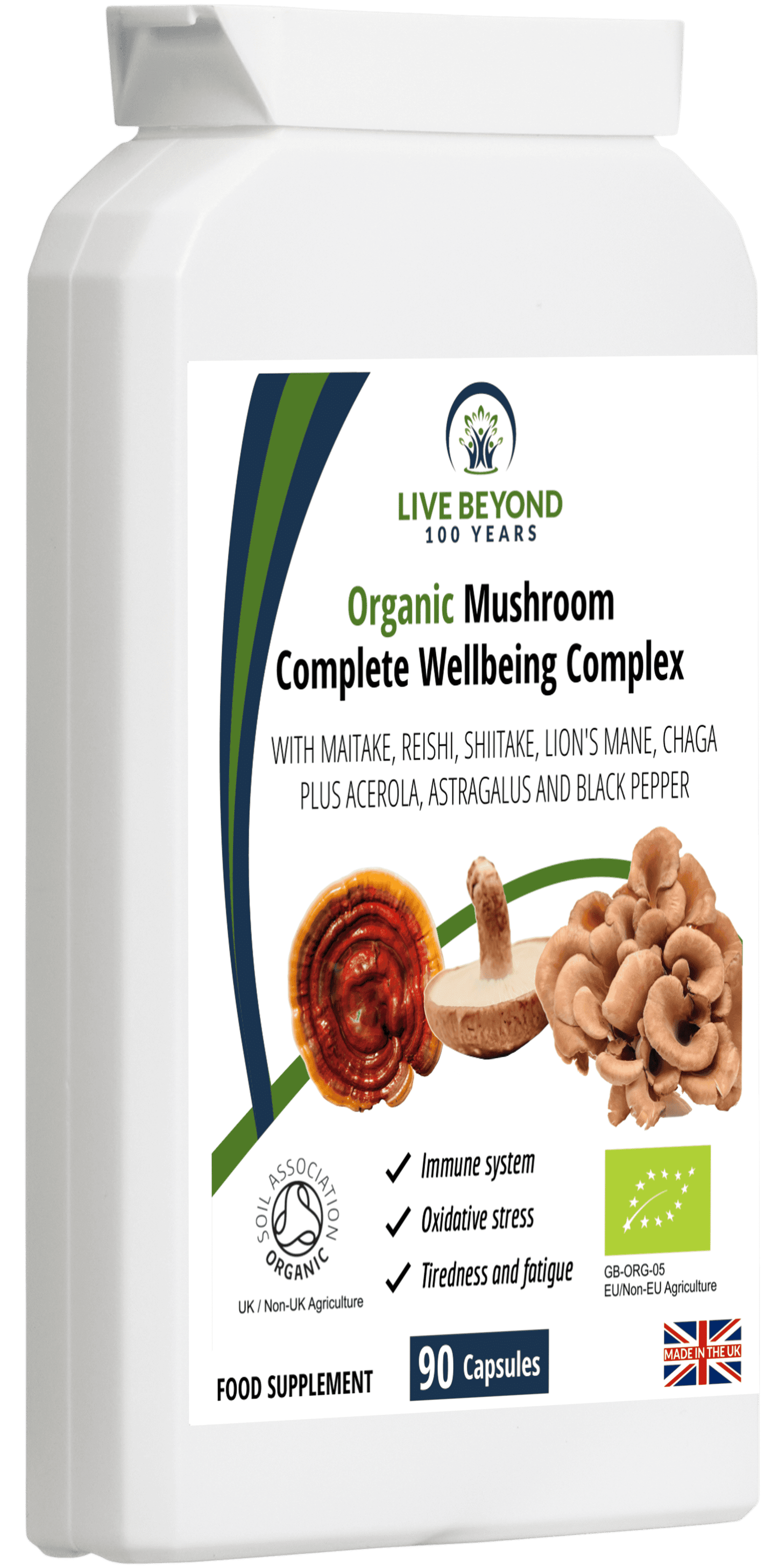 Organic Mushroom Complete Wellbeing Complex - Image 4